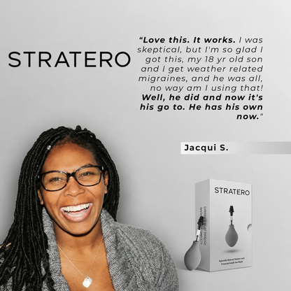 STRATERO Cranial Nerve Stimulation Therapy for Immediate Head Comfort & Wellness Support Body Care